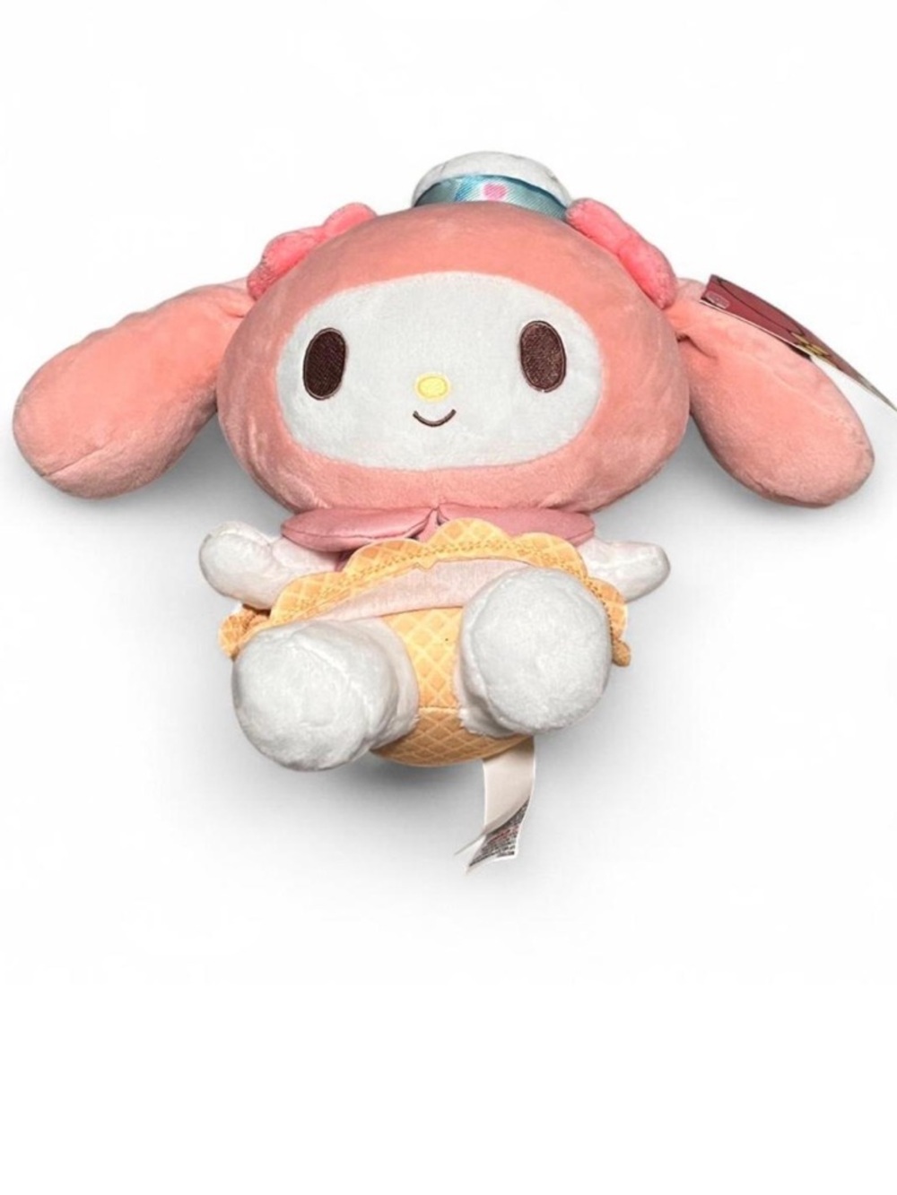 My Melody by Sanrio ice cream plushie with tag on